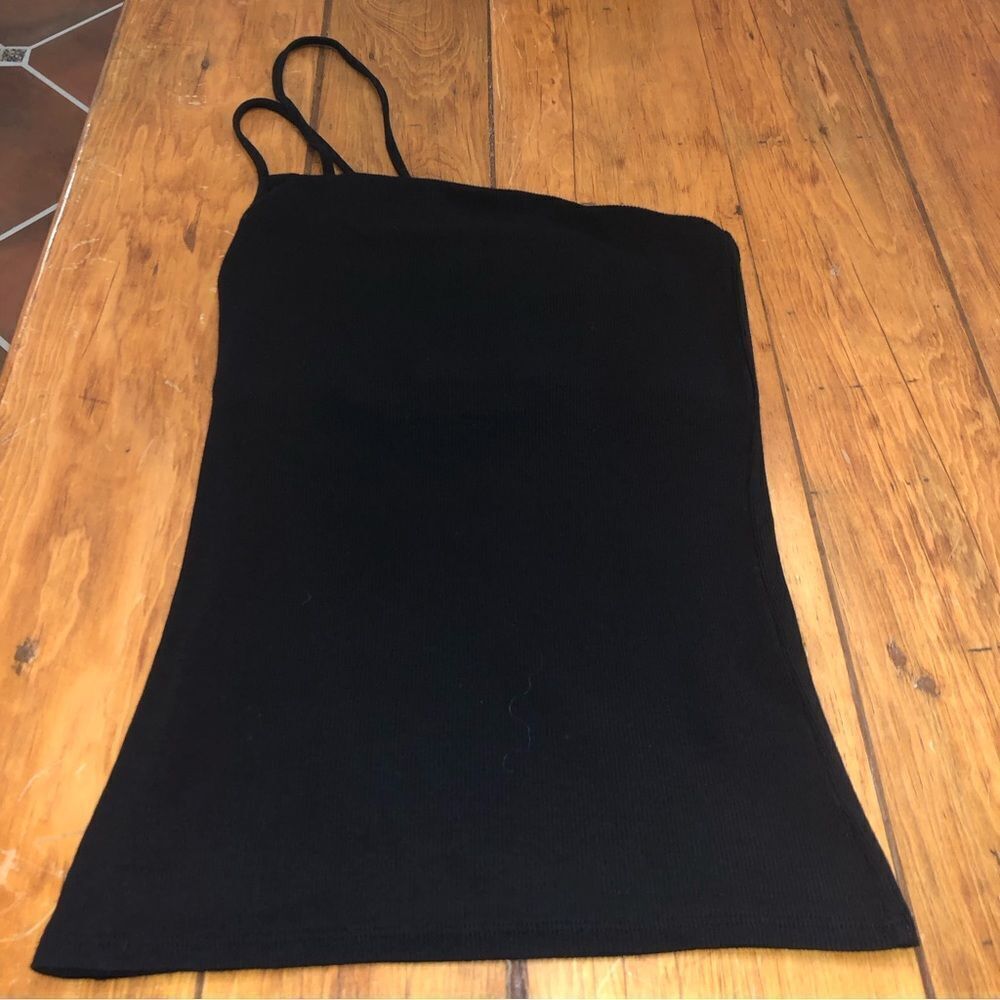 Enza Costa Silk Rib Asymmetrical Strappy Tank - Picture 6 of 13